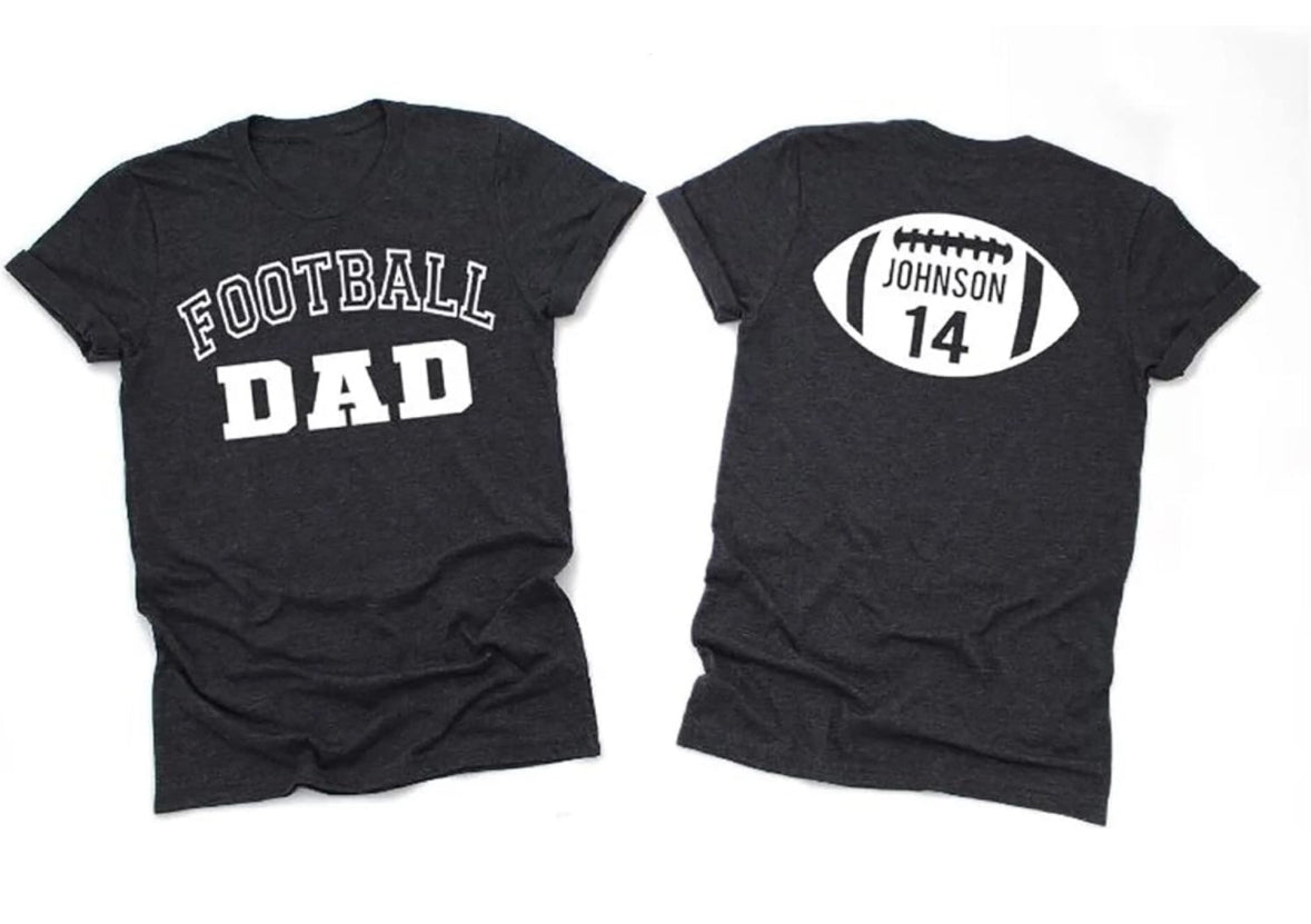 Football Dad/Mom/Sister/Brother/Family T-shirt/Sweatshirt/Hoodie/Womens Tee